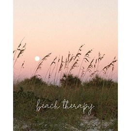 Beach Therapy: 8x10 Lined Notebook