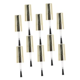 FRCOLOR Nail Gel Bottle Caps Replacement Brush 10pcs Easy Application Perfect for Nail Salons Home Use