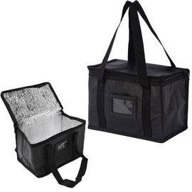 Food Delivery Bag, 40L/10L Soft Cooler Bag Thermal Food Delivery Bag, Grocery Shopping Bags, Picnic Bag, Insulated Pizza Delivery Bags Warm & Cooler Bags for Food & Grocery Delivery Bag Hold (10 L)