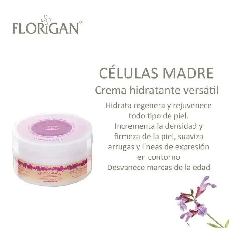 Celulas Madre Crema Hidratante 110grs. Y Suero 60ml. Set 2