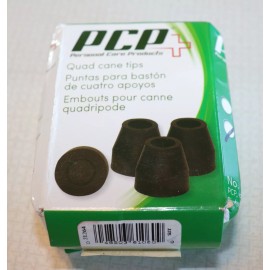 Personal Care Products Set of 4 PCP Personal Care Products Gray Quad Cane Tips New