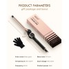 Weeyum Small Curling Iron 1/2 Inch Barrel Tiny Curling Wand