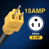 RV 30 Amp to 110 RV Adapter 90-Degree Bend Upgraded