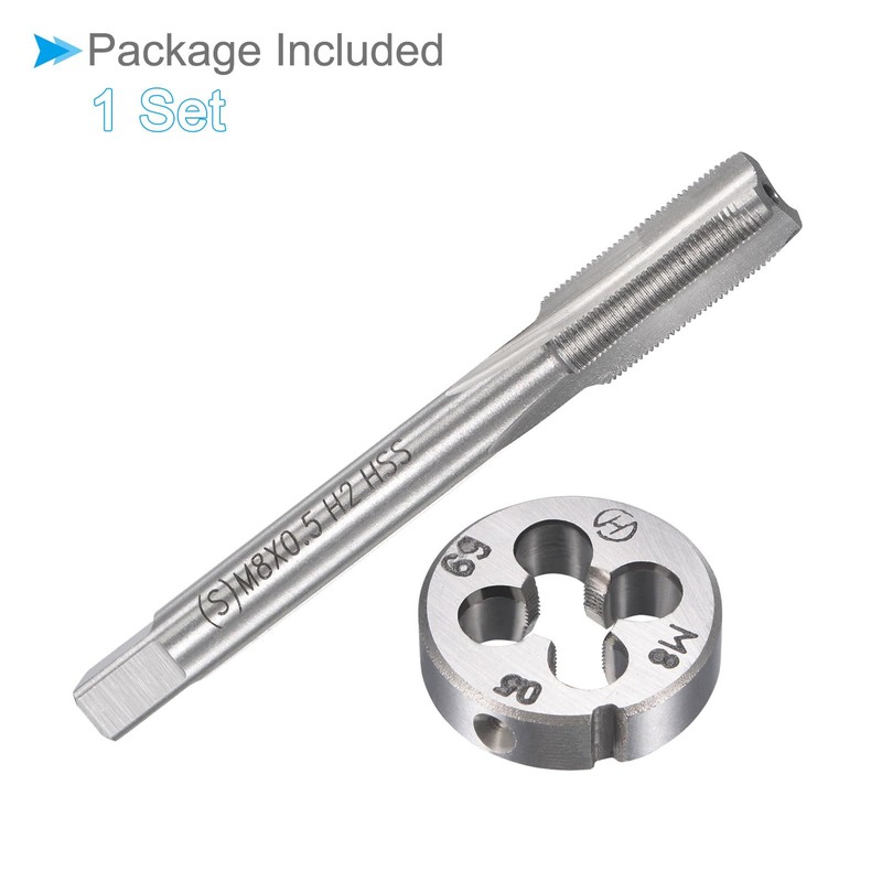 CoCud Tap Dice Tap and Die Set M8 x 0.5