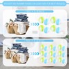 Laundry Balls 12PCS, Lychico Laundry Anti-Tangle Hair Remover Balls, Reusable