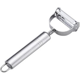Pelador 4 en 1 de Cocina GENTERUN – Acero Inoxidable, Cortador y Rallador