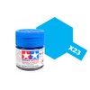 Tamiya Acrylic Mini X-23 Clear Blue 10ml Paint Bottle