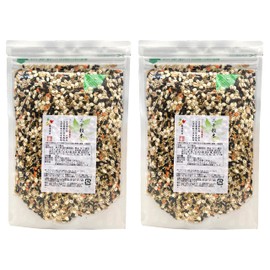 20 Kinds of Millet Rice, 20 Mixed Grain Rice, 15.9 oz (450 g) x 2 Bags ★ Compact ★ No chemical additives and no chemical pesticides cultivated without chemical fertilizers. Ingredients: Pressed
