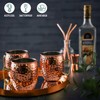 BOLD & DIVINE Copper Plated Moscow Mule Mugs Set of