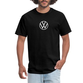 Spreadshirt Volkswagen Classic VW Logo in Blue Men's T-Shirt, S, Black