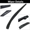 Ruolin Car Rear Windscreen Wiper, Black, Replacement Rear Wiper Arm