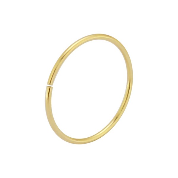 AZARIO LONDON 14K Yellow Gold 22 Gauge - 8MM Diameter