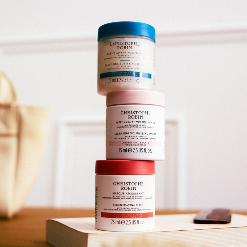 Christophe Robin Cleansing Purifying Scrub With Sea Salt 75ml