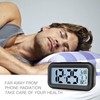 DTL Digital Alarm Clock LED Display with Temperature Big Larger