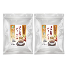 Shizuoka Prefecture Ichiban Tea Bag, Made in Japan, Roasted Tea Bag, Additive-free, No Coloring, Hot or Cold Water, Easy to Tea Bags, 0.1 oz (4 g) x 30 Packs (2 Bags)