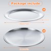 GBACHOOSE 12 Pack Pizza Pan 8 inch Stainless Steel Serving