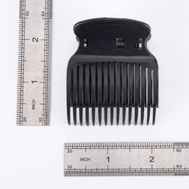 Tbestmax 12 Pack Hot Roller Clips for Hair Curler Claw Clip Replacement Hair Section Styling for Women Girls - Black