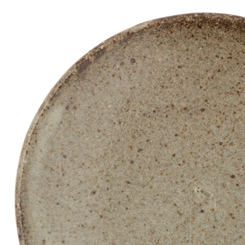 Marui MR-3-4384 Shigaraki Ware Loofah Cup & Saucer, Capacity Approx.