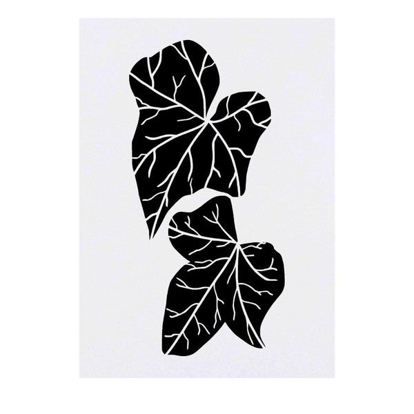 Azeeda 'Efeublätter' Temporäres Tattoo - Hautfreundlicher & Ungiftiger Abziehbild ·