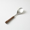 JAJU Wormwood Handle Serving Spoon_24CM, Dark BrownDark Brown_FRFR / 자주
