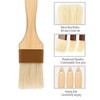 Pastry brush,Basting brush for Cooking,Natural Bristle BBQ Brush for Oil