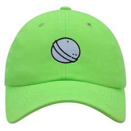 JPAK Bath Bomb Premium Dad Hat Embroidered Baseball Cap Soap Neon Green