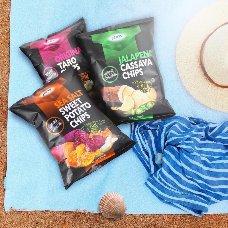 Jans Roots Original Taro Chips | Experience the Crunch: All