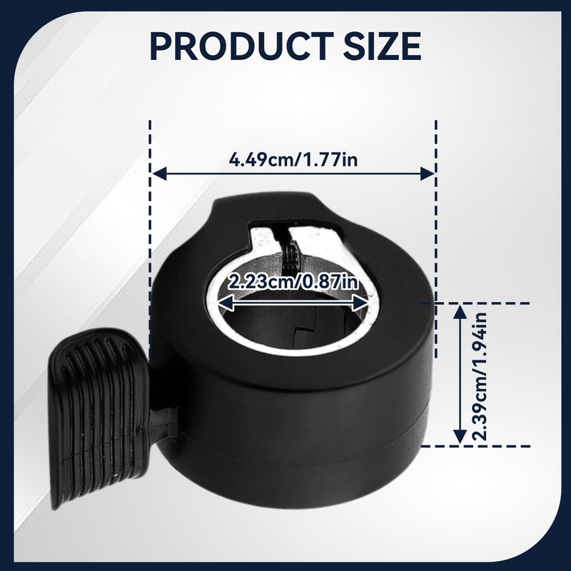 Frdhee E-Bike Thumb Throttle 130X, Electric Scooter Throttle 12-72V SM