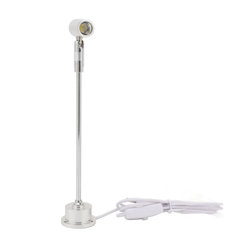 Standing Cabinet Spotlight USB LED Aluminum 1W Adjustable Head Jewelry