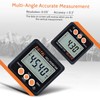 Digital Inclinometer 0-360°Electronic Protractor Aluminum Alloy Shell Digital Bevel Box