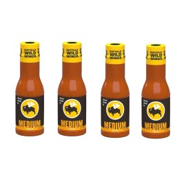 Buffalo Wild Wings 4 Pack Buffalo Wild Wings Medium Buffalo Sauce, 12 fl oz Bottles – Classic Wing