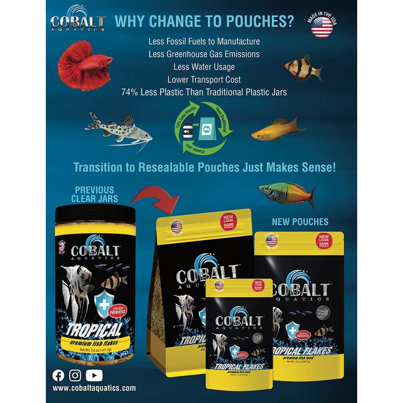 Cobalt Select Cichlid Medium Pellet 5.7oz.