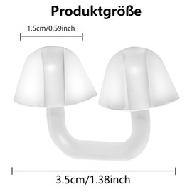 Alriedy Nasenklammer Schwimmen, Nasenstöpsel Für Erwachsene, Nasenklammer Schwimmen Kinder, 1 Stück Silikon,Nasenschutz Mit Etui,Wasserdicht Für Schwimmen, Surfen, Erwachsene Kinder+Schwimmen Anfänger