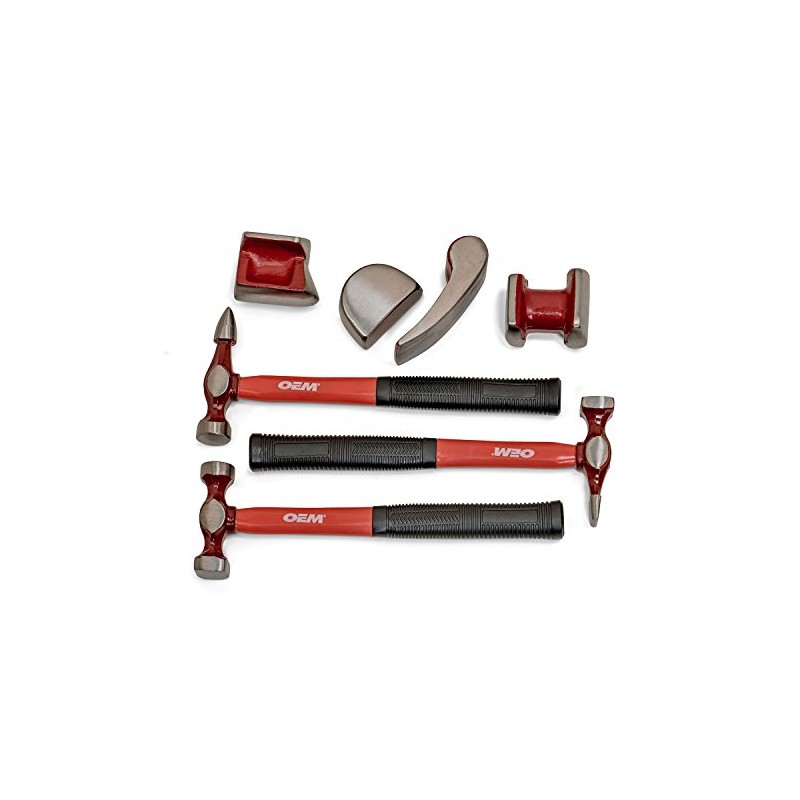 OEMTOOLS 25924 Body Tool Set, Hammer and Dolly Kit, Car
