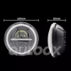 QULOOX For Chevy Bel Air 1955-1957 Pair 7" Inch Round