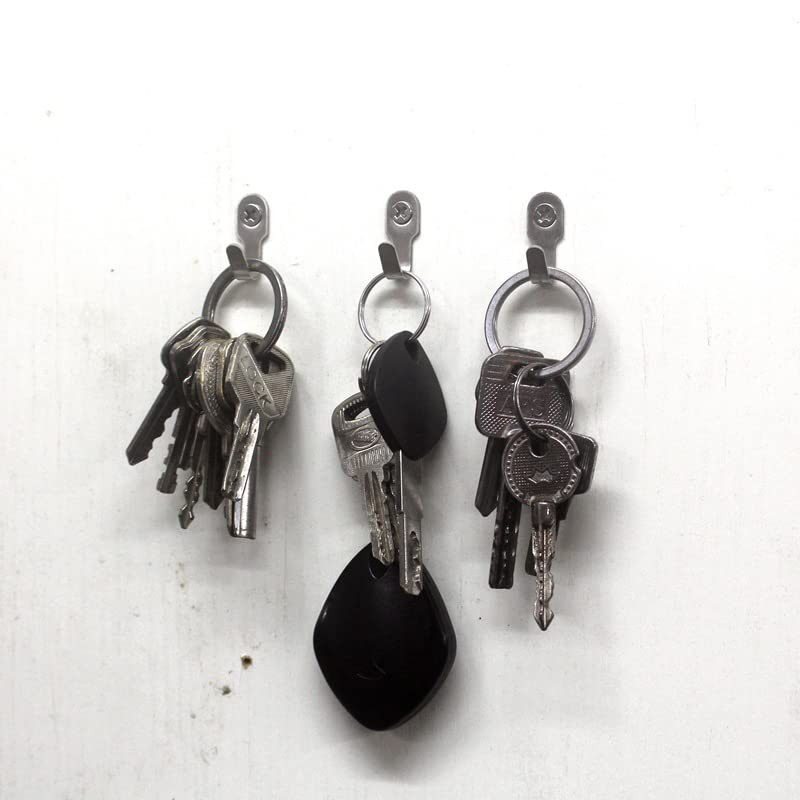 YANGZHI 40Pcs Stainless Steel Mini Hook Professional Picture Hanging Hardware