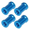 M3x6 Aluminum Spacer LW Cut, 0.37 inch (9.5 mm) Thickness