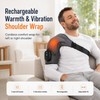 Rechargeable Shoulder Wrap with Adjustable Warmth and Vibration – Cordless