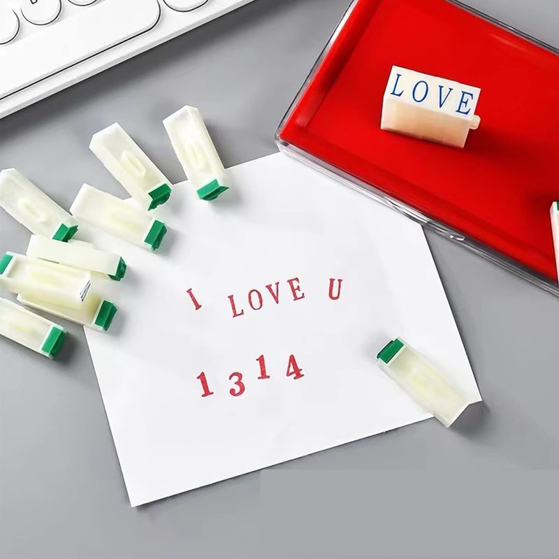 Doyime Number Stamp Set, Stamp, Number, Name Stamp, Number Set,
