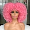Curly Afro Wigs for Black Women Curly Wig with Bangs