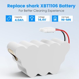 Fancy Buying 14.4V 4Ah XBT1106 Battery for Shark SV1106 SV1112 SV1100 SV1107 XB1100 Freestyle Navigator Cordless Stick Vacuum Power Cordless Tools
