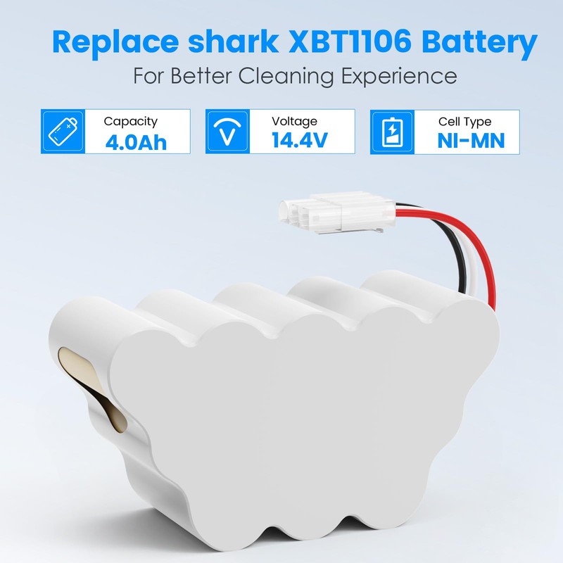Fancy Buying 14.4V 4Ah XBT1106 Battery for Shark SV1106 SV1112