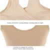 Nursing Bra Fleshcolor Wireless Cross Convenient Breastfeeding Sleep Maternity Underwear