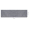 Pure Linen Table Runner, Gray Table Runner, Anti-Crease Washable Table