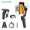 Portable lL7Cpro 3 Axis AI Gimbal Stabilizer for Android &