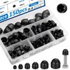 smseace 150pcs 6-Values Bolt and Nuts Protective Caps M4/M5/M6/M8/M10/M12 Bolt