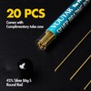 20 Sticks 45% Silver Brazing Solder Rod BAg-5 Round Welding