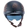 JQF Gear Retro Motorcycle Helmets for Men Women Open Face