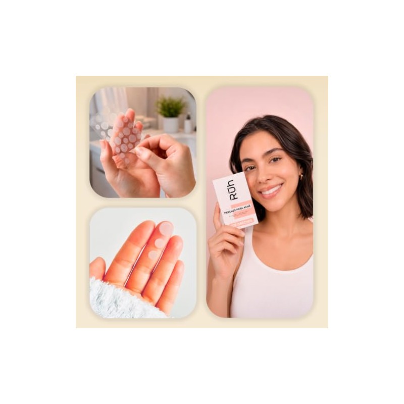 Parches para Acné 108 Pack – Parches Hidrocoloides Transparentes para