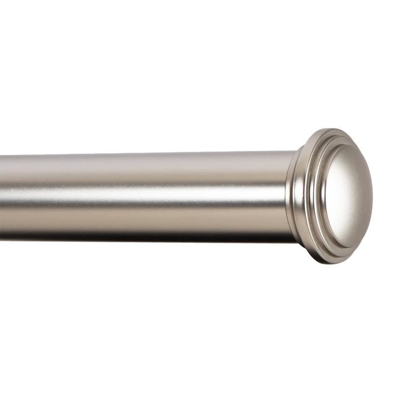 Ivilon Window Curtain Rod Decorative End Cap Design, 1 Inch